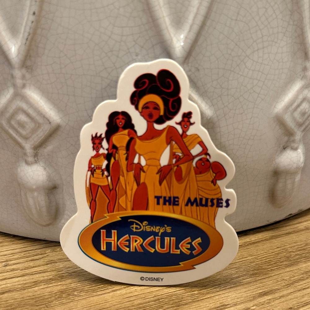 Walt Disney World - The Muses - Hercules Button